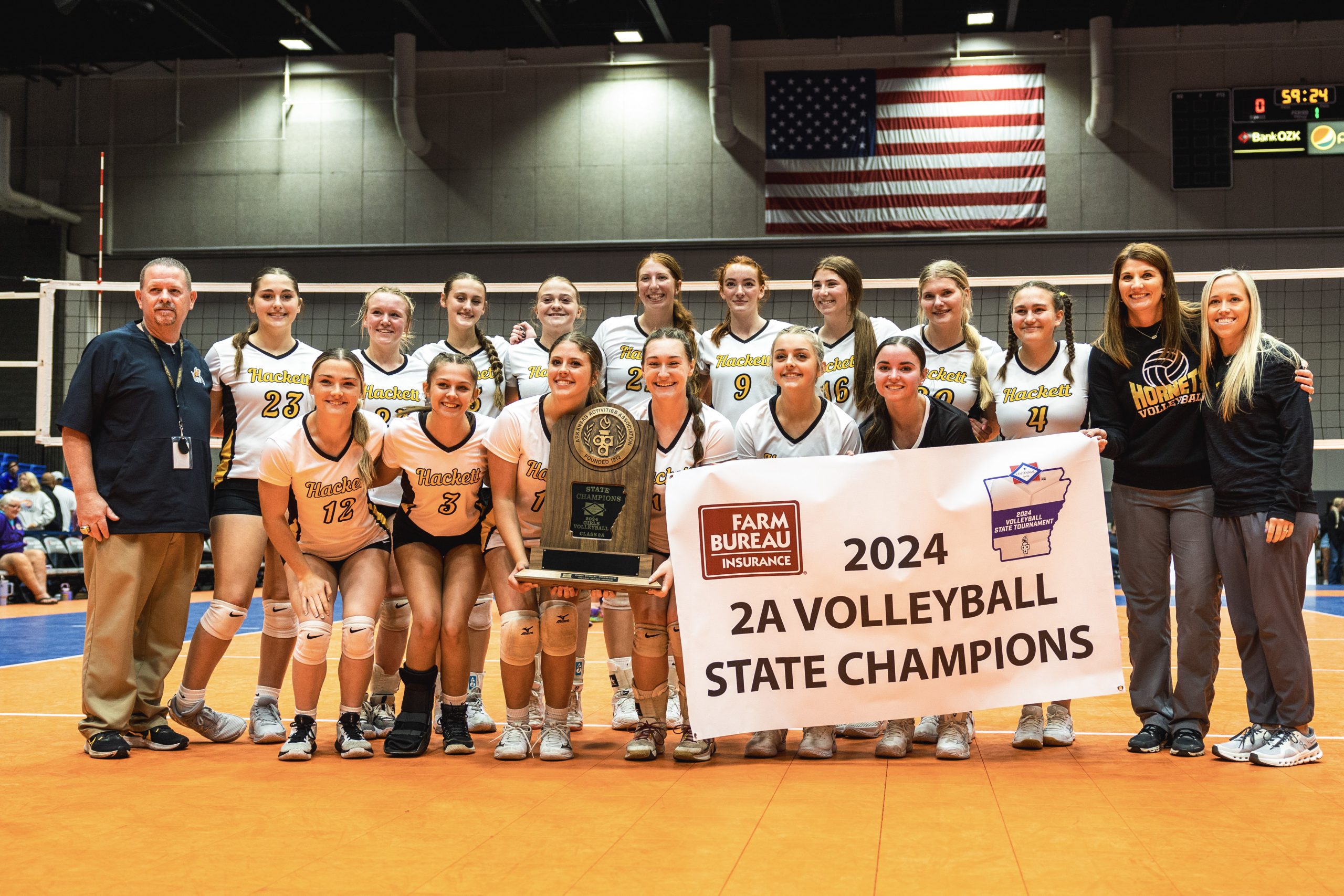 2A state volleyball final: Hackett completes perfect run with (another ...