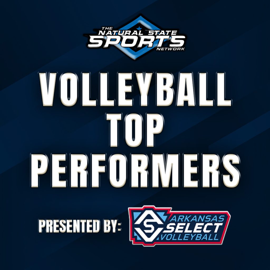 The Natural State Sports Network’s prep volleyball top performers (9/15/2025)