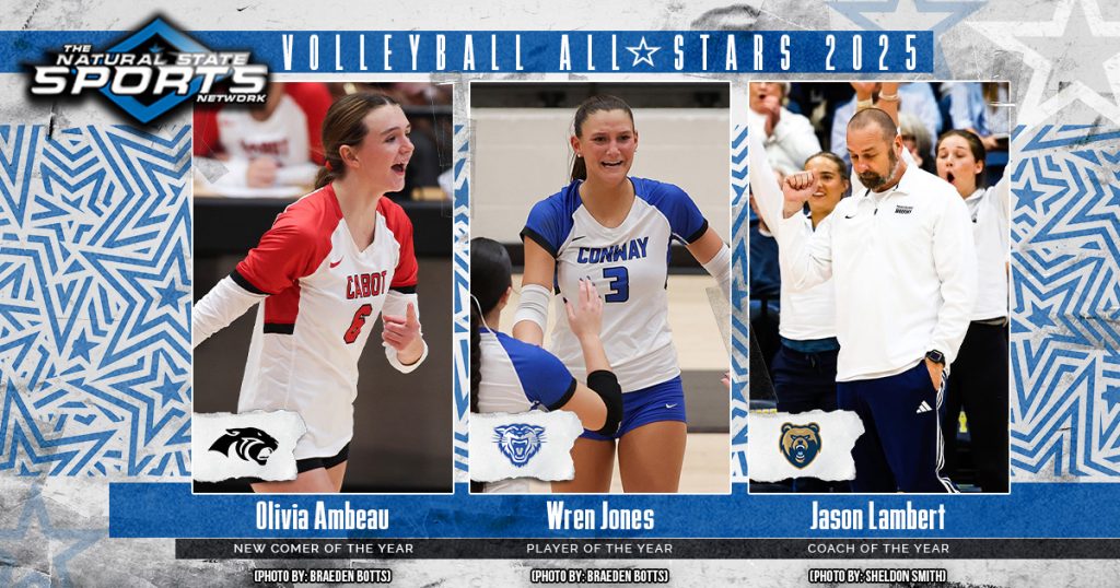 The Natural State Sports Network’s 2025 Volleyball Player, Coach, and Newcomer of the Year